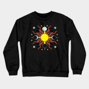 Celestial Design Crewneck Sweatshirt